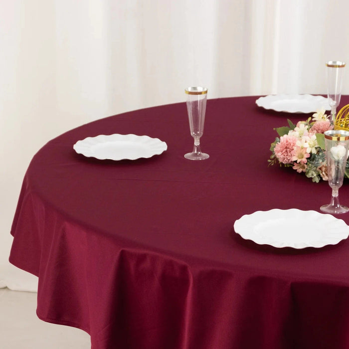 70" Premium Scuba Round Tablecloth