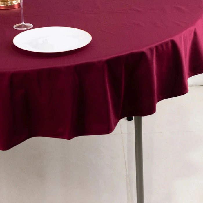 70" Premium Scuba Round Tablecloth