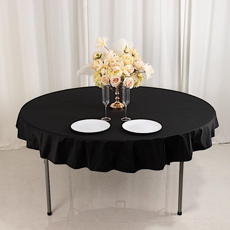 70" Premium Scuba Round Tablecloth