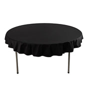 70" Premium Scuba Round Tablecloth TAB_SCUBA_70_BLK