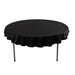70" Premium Scuba Round Tablecloth TAB_SCUBA_70_BLK