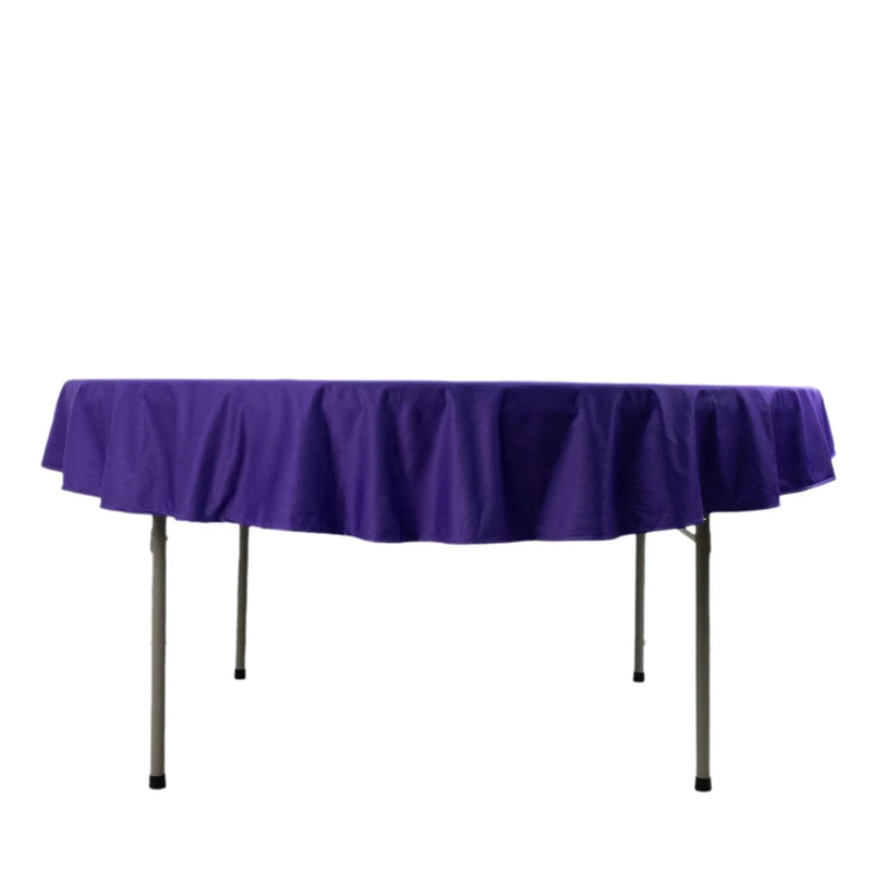 70" Premium Scuba Round Tablecloth TAB_SCUBA_70_PURP
