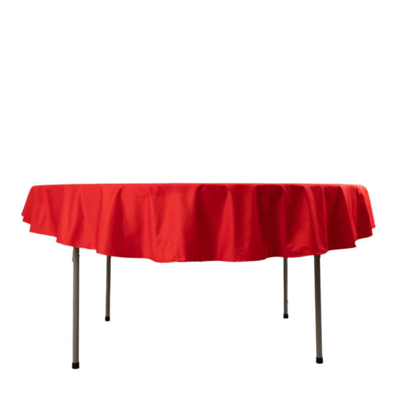 70" Premium Scuba Round Tablecloth TAB_SCUBA_70_RED