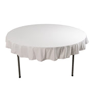 70" Premium Scuba Round Tablecloth TAB_SCUBA_70_WHT