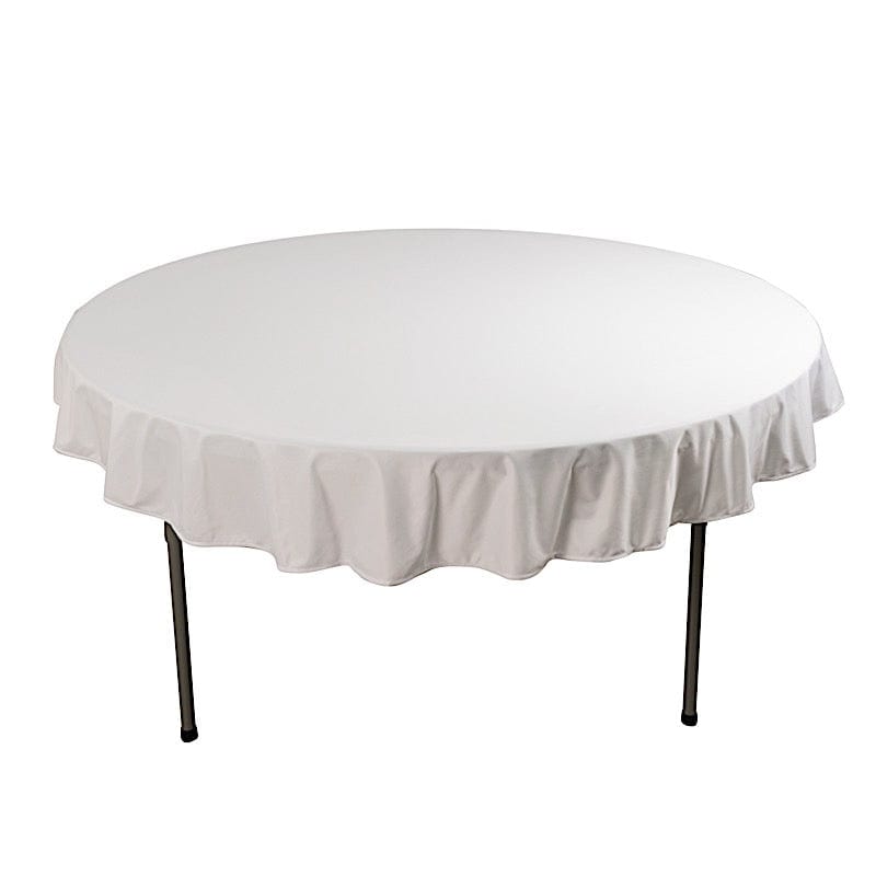 70" Premium Scuba Round Tablecloth TAB_SCUBA_70_WHT