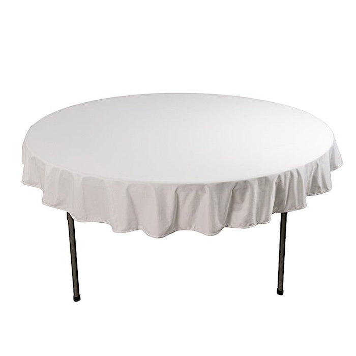 70" Premium Scuba Round Tablecloth TAB_SCUBA_70_WHT