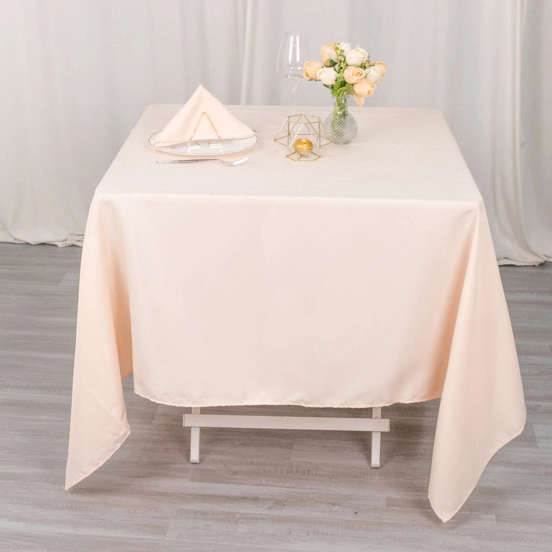 70" x 70" Premium Polyester Square Tablecloth