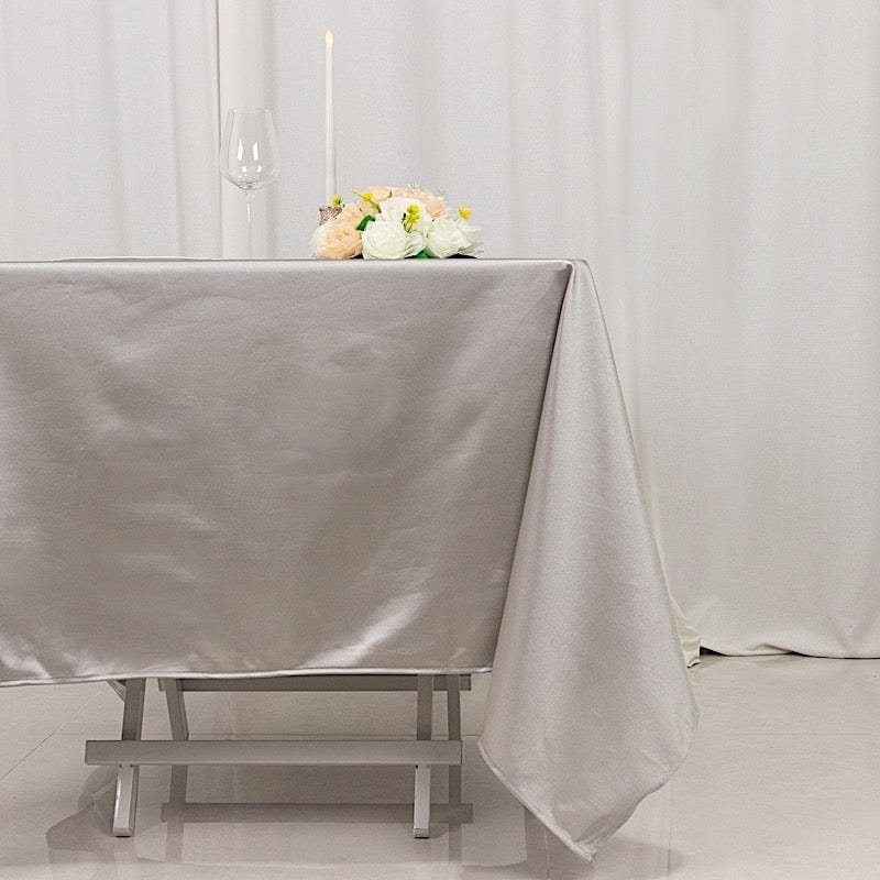 70" x 70" Scuba Polyester Square Tablecloth Wedding Table Linens
