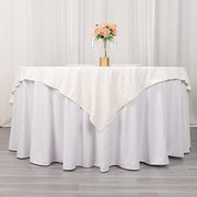 70" x 70" Scuba Polyester Square Tablecloth Wedding Table Linens