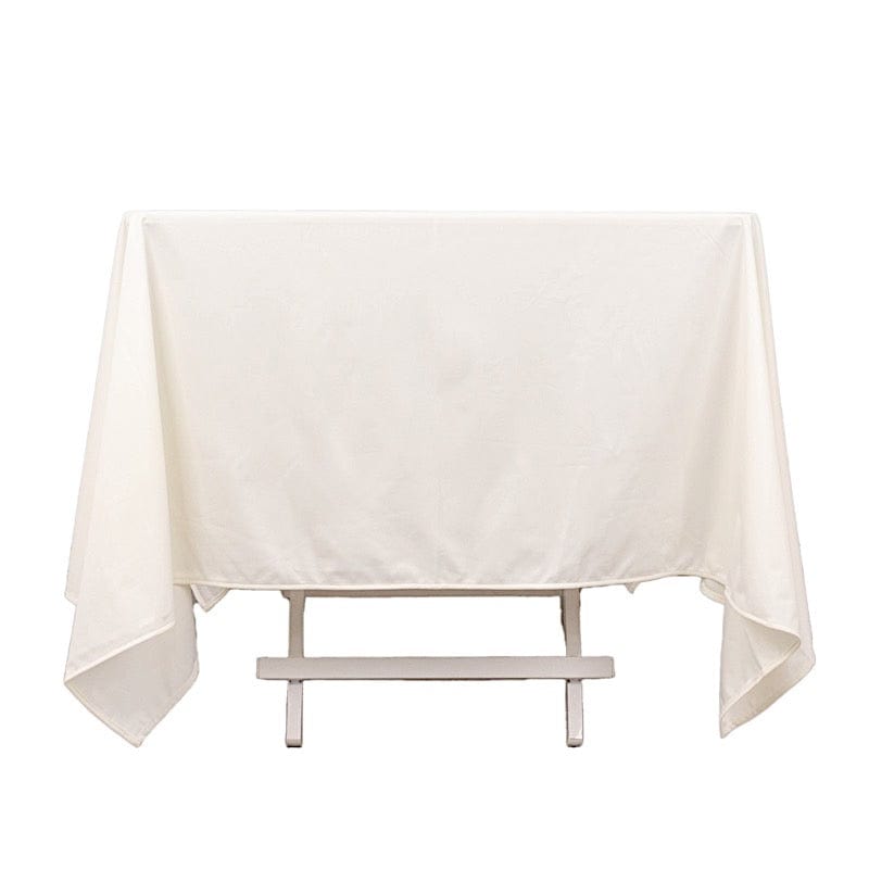 70" x 70" Scuba Polyester Square Tablecloth Wedding Table Linens