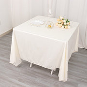 70" x 70" Scuba Polyester Square Tablecloth Wedding Table Linens