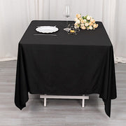 70" x 70" Scuba Polyester Square Tablecloth Wedding Table Linens