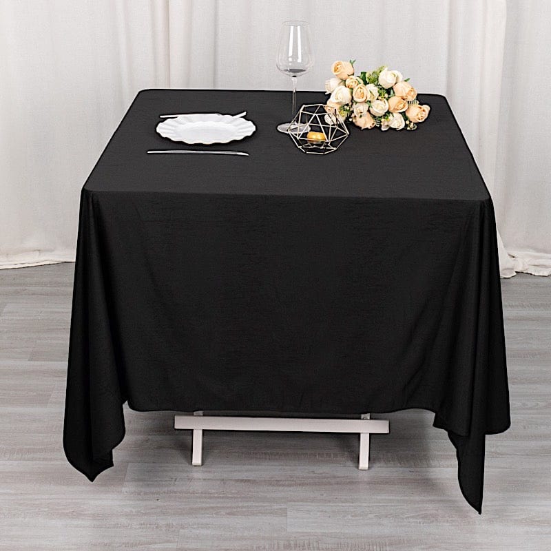 70" x 70" Scuba Polyester Square Tablecloth Wedding Table Linens