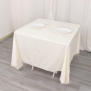 70" x 70" Scuba Polyester Square Tablecloth Wedding Table Linens