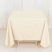 70" x 70" Scuba Polyester Square Tablecloth Wedding Table Linens