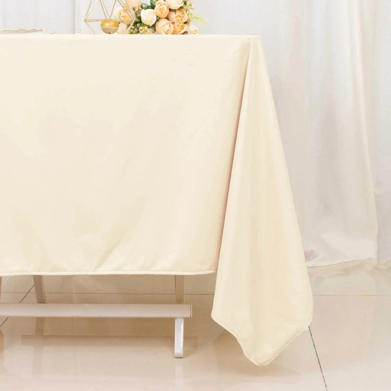 70" x 70" Scuba Polyester Square Tablecloth Wedding Table Linens