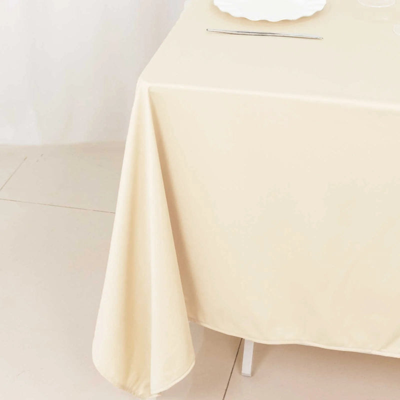 70" x 70" Scuba Polyester Square Tablecloth Wedding Table Linens