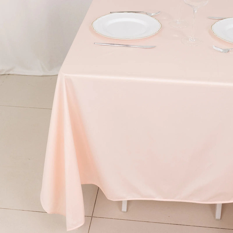 70" x 70" Scuba Polyester Square Tablecloth Wedding Table Linens