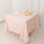 70" x 70" Scuba Polyester Square Tablecloth Wedding Table Linens