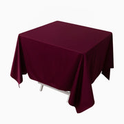70" x 70" Scuba Polyester Square Tablecloth Wedding Table Linens