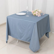 70" x 70" Scuba Polyester Square Tablecloth Wedding Table Linens