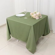 70" x 70" Scuba Polyester Square Tablecloth Wedding Table Linens