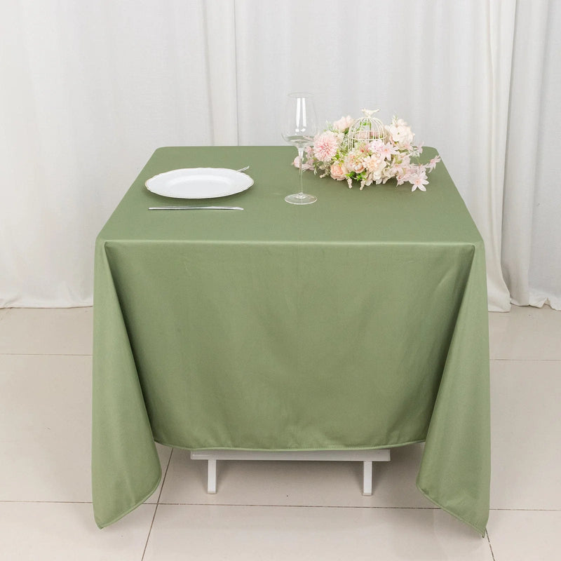 70" x 70" Scuba Polyester Square Tablecloth Wedding Table Linens