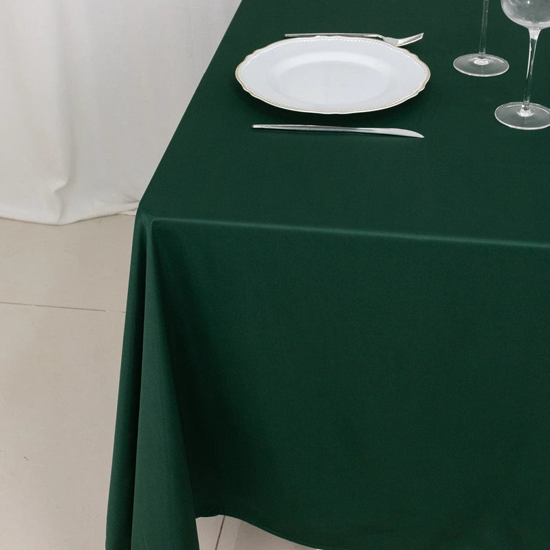 70" x 70" Scuba Polyester Square Tablecloth Wedding Table Linens
