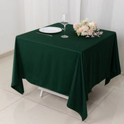 70" x 70" Scuba Polyester Square Tablecloth Wedding Table Linens