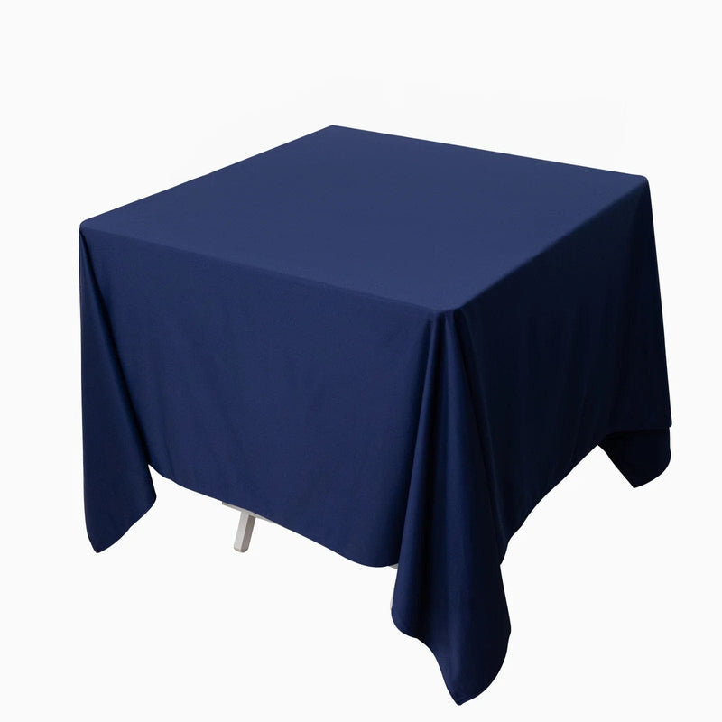 70" x 70" Scuba Polyester Square Tablecloth Wedding Table Linens