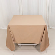 70" x 70" Scuba Polyester Square Tablecloth Wedding Table Linens
