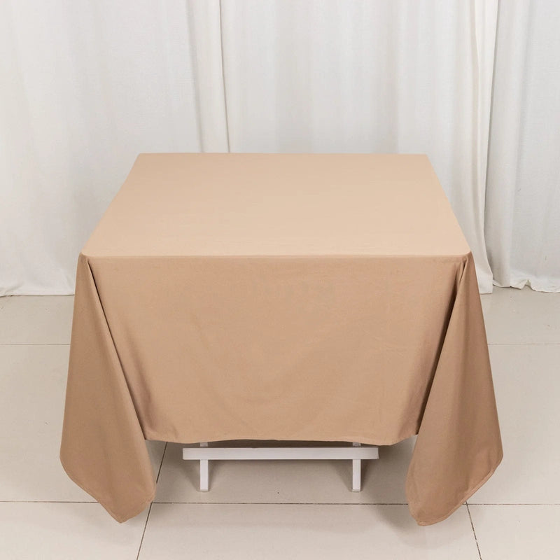 70" x 70" Scuba Polyester Square Tablecloth Wedding Table Linens
