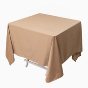 70" x 70" Scuba Polyester Square Tablecloth Wedding Table Linens