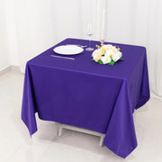 70" x 70" Scuba Polyester Square Tablecloth Wedding Table Linens