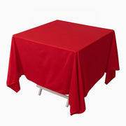 70" x 70" Scuba Polyester Square Tablecloth Wedding Table Linens