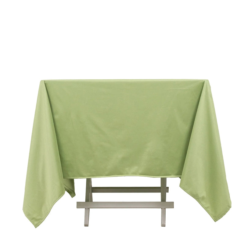 70" x 70" Scuba Polyester Square Tablecloth Wedding Table Linens