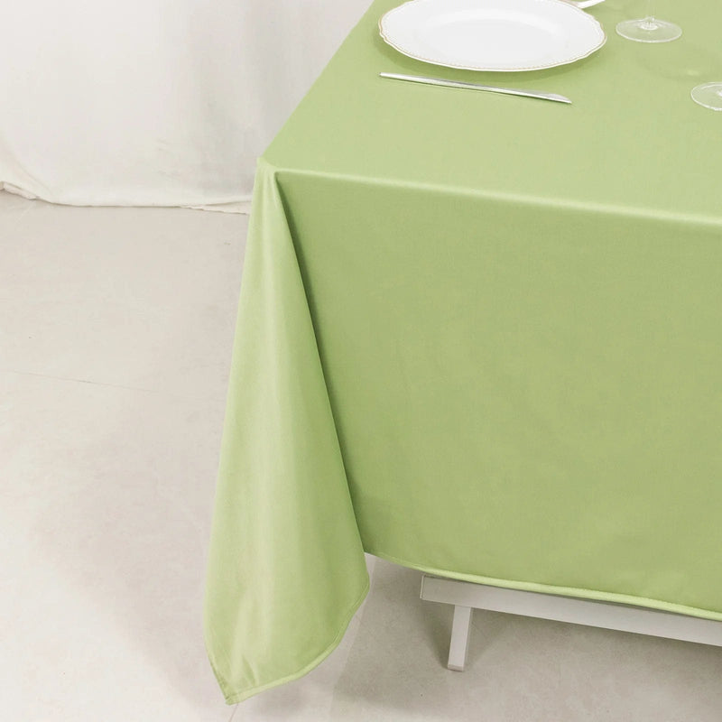 70" x 70" Scuba Polyester Square Tablecloth Wedding Table Linens