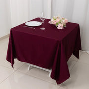 70" x 70" Scuba Polyester Square Tablecloth Wedding Table Linens