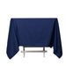 70" x 70" Scuba Polyester Square Tablecloth Wedding Table Linens TAB_SCUBA_7070_NAVY