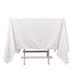 70" x 70" Scuba Polyester Square Tablecloth Wedding Table Linens TAB_SCUBA_7070_WHT