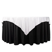 70" x 70" Scuba Polyester Square Tablecloth Wedding Table Linens TAB_SCUBA_7070_WHT