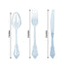72 Baroque Style Heavy Duty Plastic Cutlery Spoons Forks and Knives Set - Disposable Tableware