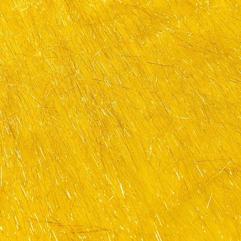 72" Metallic Fringe Shag Tinsel Square Polyester Table Overlay - Black