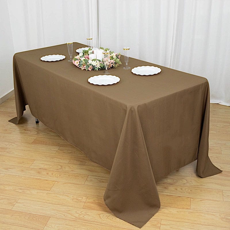 72" x 120" Polyester Rectangular Tablecloth