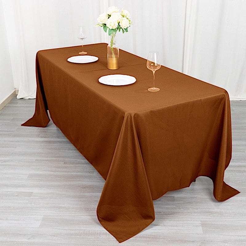 72" x 120" Polyester Rectangular Tablecloth