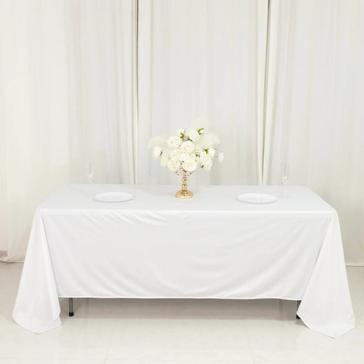 72" x 120" Scuba Polyester Rectangular Tablecloth