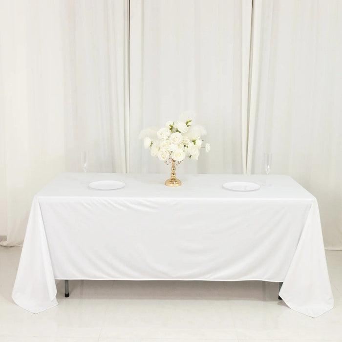 72" x 120" Scuba Polyester Rectangular Tablecloth