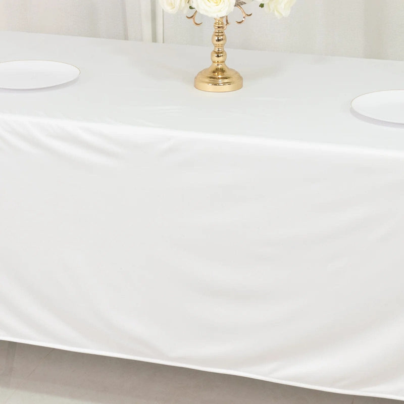 72" x 120" Scuba Polyester Rectangular Tablecloth