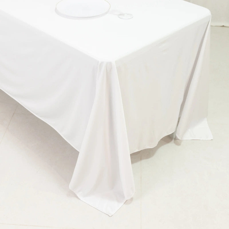 72" x 120" Scuba Polyester Rectangular Tablecloth