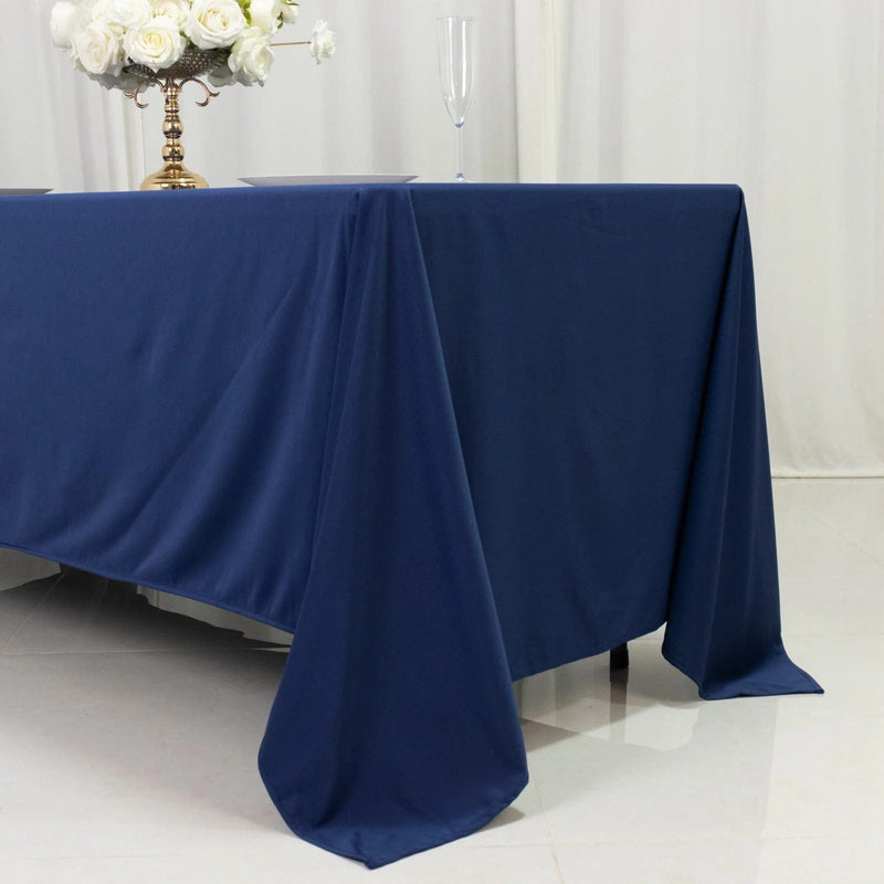 72" x 120" Scuba Polyester Rectangular Tablecloth